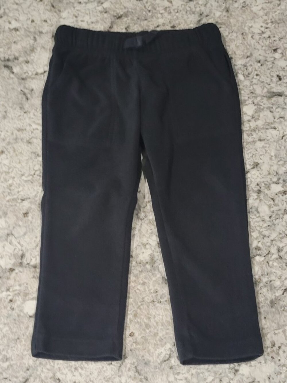 OshKosh B’gosh 3T Boys Black Fleece Pants Toddler Pull On Cozy Sweatpants